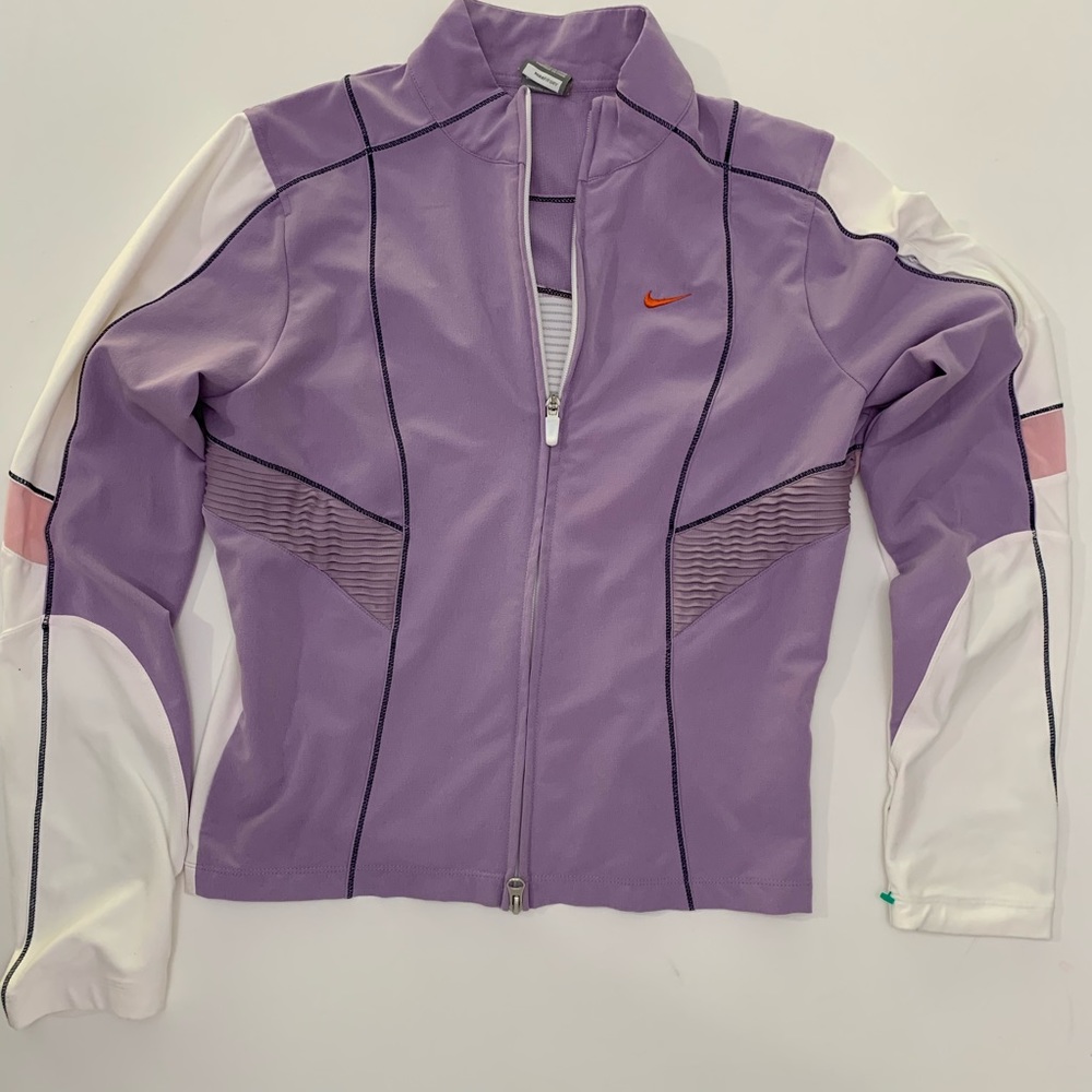 Nike Fitted Dri-fit Purple Jacket